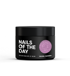 NAILSOFTHEDAY Polygel shimmer 04: poligel  de grano fino color rosa con brillo, 30 g