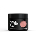 NAILSOFTHEDAY Polygel Shimmer 08 — Polígel rosa nude con shimmer plateado fino y intenso, 30 g