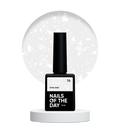 NAILSOFTHEDAY Potal base 14 – base lechosa suave con decoracion blanca elegante, 10 ml