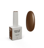 NAILSOFTHEDAY Gel Polish Potato [Kartoplia] 044 – esmalte marrón con cobertura en una sola capa, 10 ml