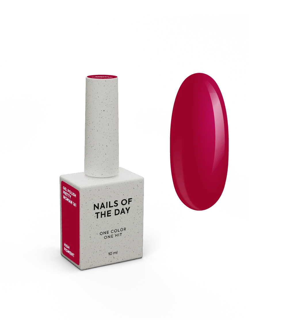 NAILSOFTHEDAY Let's Special Pretty Woman — esmalte semipermanente de uñas que cubre en una capa color frambuesa, 10 ml
