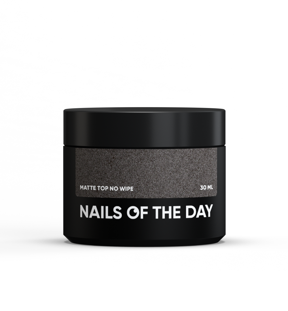 NAILSOFTHEDAY Matte top no wipe – top mate sin capa pegajosa, con filtros UV, 10 ml