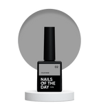 NAILSOFTHEDAY Color base 02 – base de color para uñas (gris claro), 10 ml