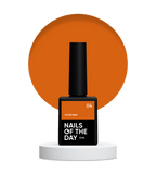 NAILSOFTHEDAY Color base 04 – base de color para uñas (naranja zanahoria), 10 ml