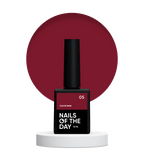 NAILSOFTHEDAY Color base 05 – base de color para uñas (rojo oscuro), 10 ml