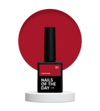 NAILSOFTHEDAY Malbec base 01 – base imitacion cristal rojo intenso, 10 ml