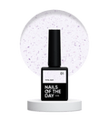 NAILSOFTHEDAY Potal base 01 - base violeta lechosa con decoracion (decoracion plateado-violeta), 10 ml