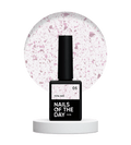 NAILSOFTHEDAY Potal base 05 - base lechosa con decoracion  rosa, 10 ml