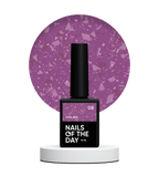 NAILSOFTHEDAY Potal base 08 - base burdeos con decoracion de cobre, 10 ml