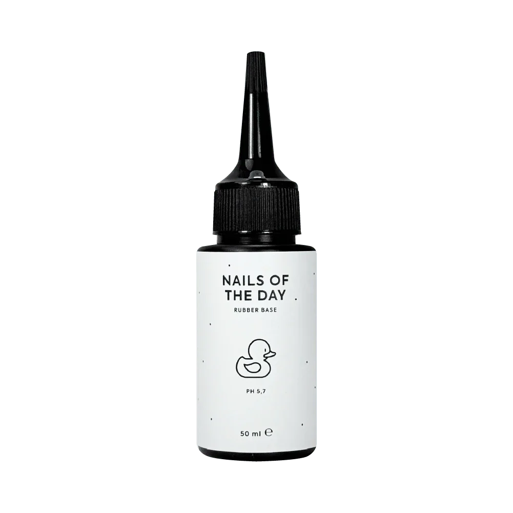 NAILSOFTHEDAY Rubber Base – base de caucho para uñas, 10 ml