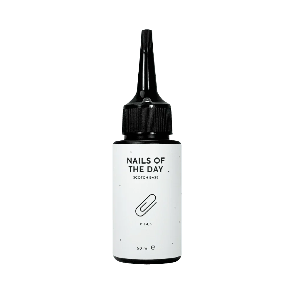 NAILSOFTHEDAY Scotch Base — base adhesiva líquida para uñas, 10 ml