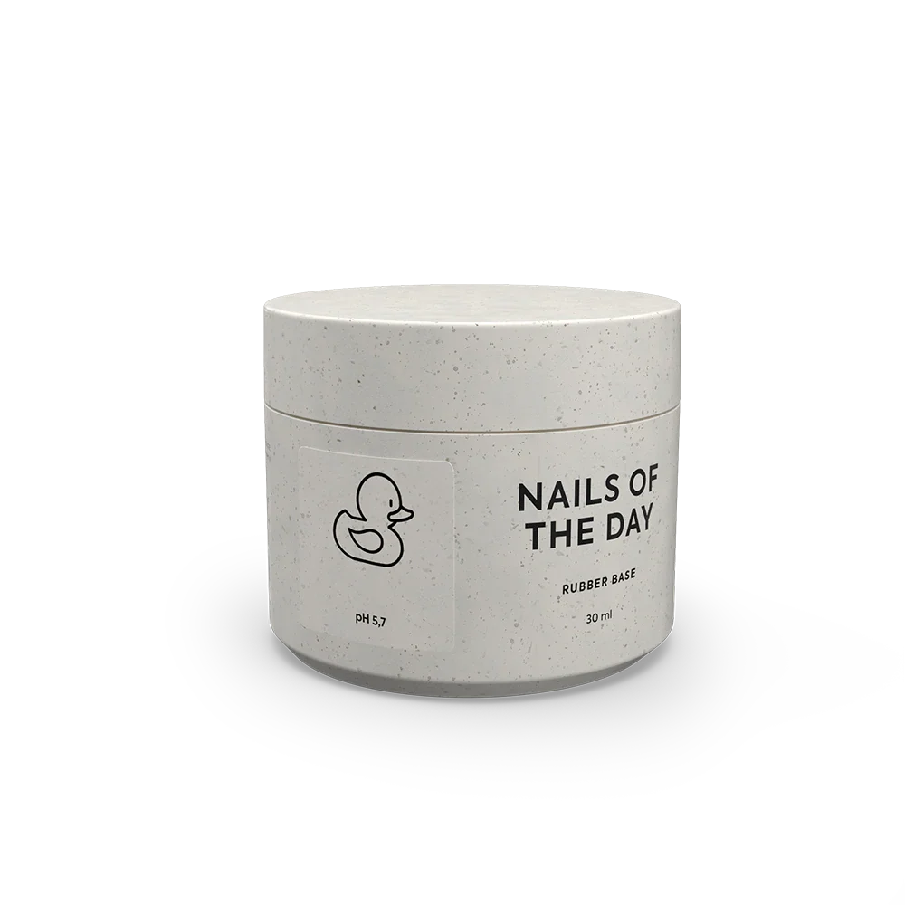 NAILSOFTHEDAY Rubber Base – base de caucho para uñas, 10 ml