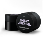 NAILSOFTHEDAY Smart Jelly gel 07: gel de construcción violeta claro para uñas, 15 g
