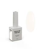 NAILSOFTHEDAY Gel Polish Sour Cream [Smetana] 007 – esmalte blanco crema ligero y aireado, 10 ml