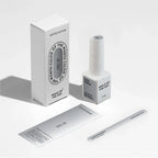 NAILSOFTHEDAY Color of the Month Diciembre 2025 SUPERHUMANS — tono acero con pan de plata, cobertura completa en una sola capa, 6 ml