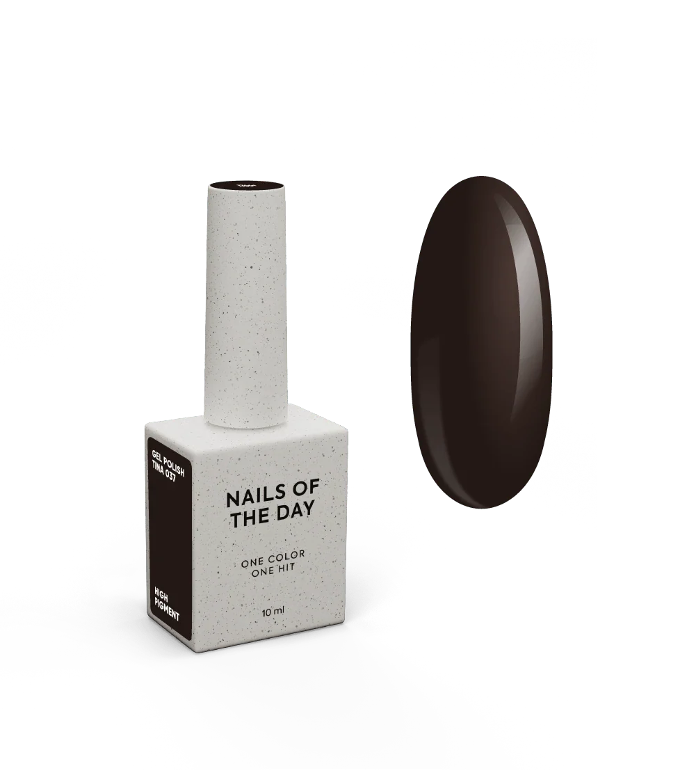 NAILSOFTHEDAY Let's Special Tina: esmalte de uñas en gel de color cereza madura y cálida que cubre en una capa, 10 ml