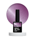 NAILSOFTHEDAY Vitrage cat eye 01 — esmalte semipermanente rosa teñido con ojo de gato, 10 ml