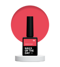NAILSOFTHEDAY Vitrage gel polish 02 — esmalte de uñas en gel rojo teñido, 10 ml