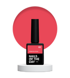 NAILSOFTHEDAY Vitrage gel polish 02 — esmalte de uñas en gel rojo teñido, 10 ml