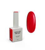 NAILSOFTHEDAY Color of the Mes Marzo 2026 Wild — rojo indomable con cobertura en una sola capa, 10 ml