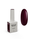 NAILSOFTHEDAY Gel Polish Zinfandel — esmalte semipermanente burdeos oscuro, cobertura en una sola capa, 10 ml
