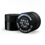 NAILSOFTHENIGHT Ariel gel 02 — gel constructor con escamas de yuki multicolores para uñas, 15 g