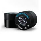NAILSOFTHENIGHT Brokat gel 03 — gel de diseño con brocado multicolor y purpurina para uñas, 5 g