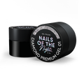 NAILSOFTHENIGHT Diamond Premium gel - gel polish 01— esmalte semipermanente plateado con finas hojas metálicas para uñas, 5 ml