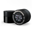 NAILSOFTHENIGHT Diamond Premium gel - gel polish 02 — esmalte semipermanente plateado con finas hojas metálicas para uñas, 5 ml