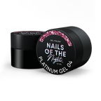 NAILSOFTHENIGHT Platinum gel - esmalte en gel 04: esmalte en gel rosa con una capa metálica densa para uñas, 12 ml