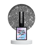 NAILSOFTHENIGHT Pina Colada gel polish - esmalte semipermanente reflectante gris para uñas, 10 ml