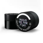 NAILSOFTHENIGHT Reflective Polygel 01 — Polygel reflectante líquido lechoso de nueva fórmula para uñas, 15 ml
