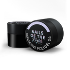 NAILSOFTHENIGHT Reflective Polygel 04 — Polygel reflectante líquido violeta de nueva fórmula para uñas, 15 ml