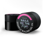 NAILSOFTHENIGHT Sparkle builder gel 04 — gel de construcción reflectante rosa, 15 ml