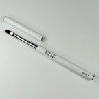 NAILSOFTHEDAY Professional Brush Oval — pincel profesional metálico con tapa, diseñado para la aplicación de gel, forma ovalada plana, 9 mm.