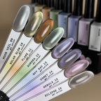 BIBLIOTEKA Esmalte Cat Eye Nº 11 Flame — Cobre anaranjado, 10 ml