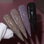 NAILSOFTHENIGHT Baylis gel polish — esmalte semipermanente dorado reflectante para uñas, 10 ml