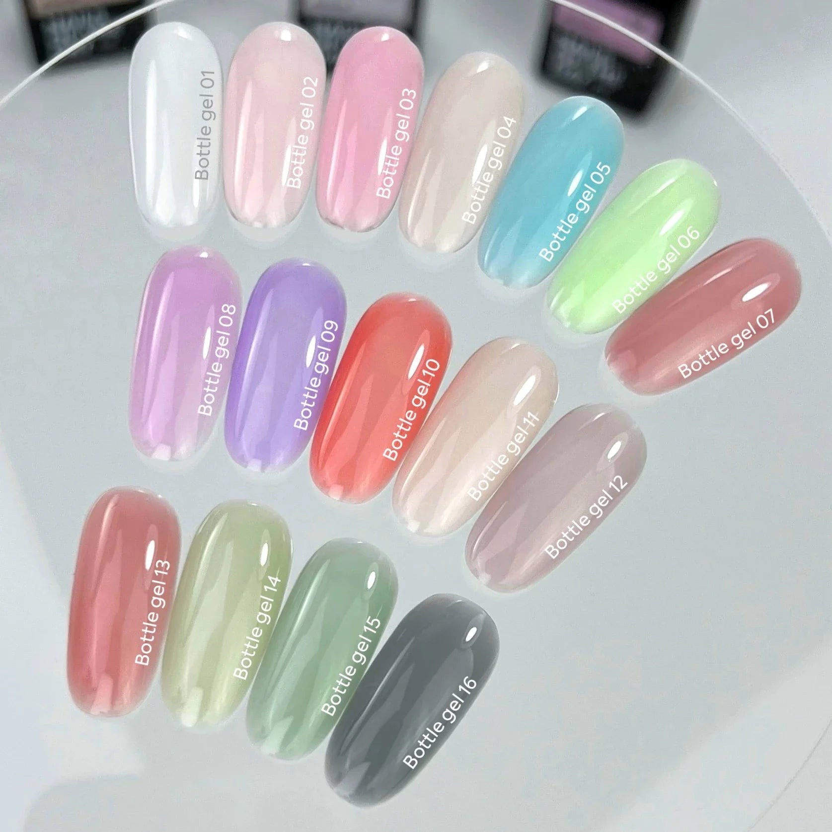 NAILSOFTHEDAY Bottle gel 04 – gel ultrafuerte (beige leche), 10 ml