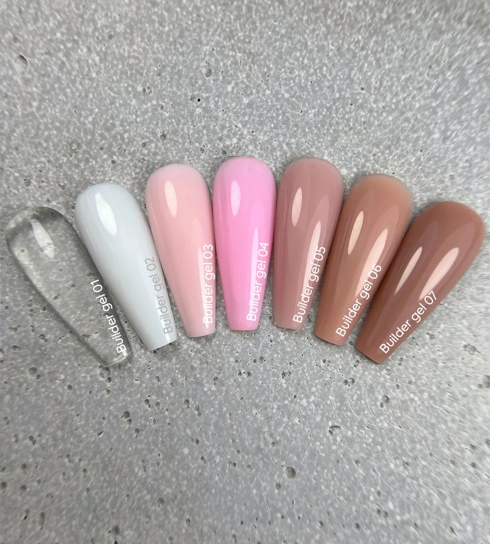NAILSOFTHEDAY Builder Gel 05 — gel nude para extensiones de uñas, 15 ml