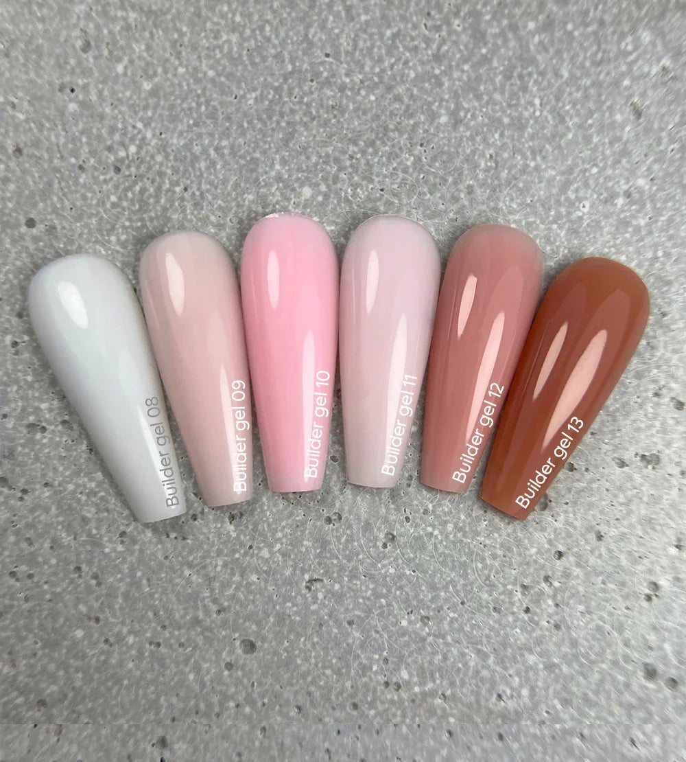 NAILSOFTHEDAY Builder Gel 10  — gel rosa para extensiones de uñas, 15 ml