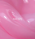 NAILSOFTHEDAY Builder Gel 10  — gel rosa para extensiones de uñas, 15 ml