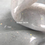 NAILSOFTHEDAY Builder Gel 84 — builder gel lechoso reflectante con brillo opal, 15 ml