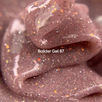 NAILSOFTHEDAY Builder Gel 87 — builder gel nude cálido reflectante con brillo opal, 15 ml