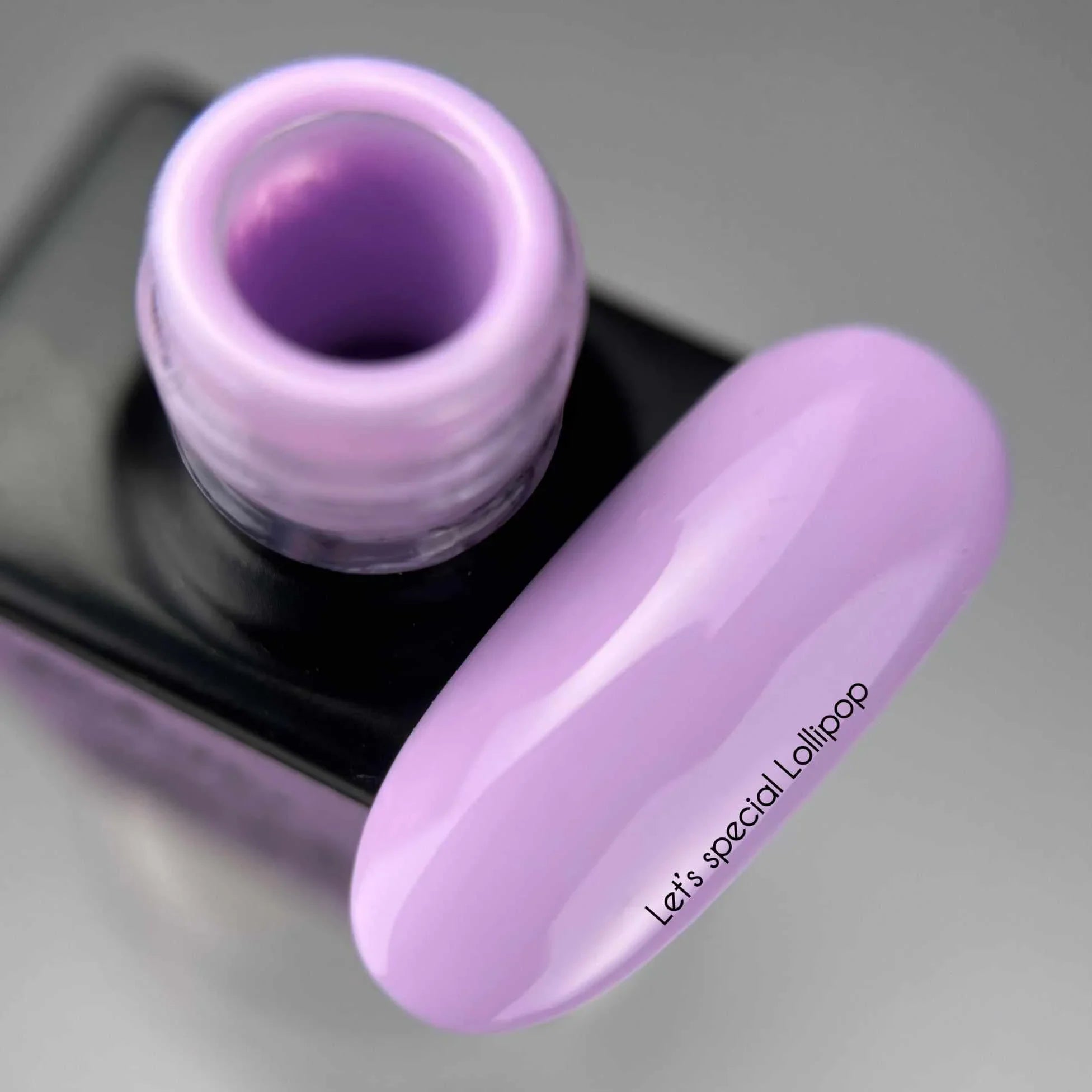 NAILSOFTHEDAY Let's Special Lollipop: esmalte semipermanente de uñas pastel violeta que cubre una capa, 10 ml