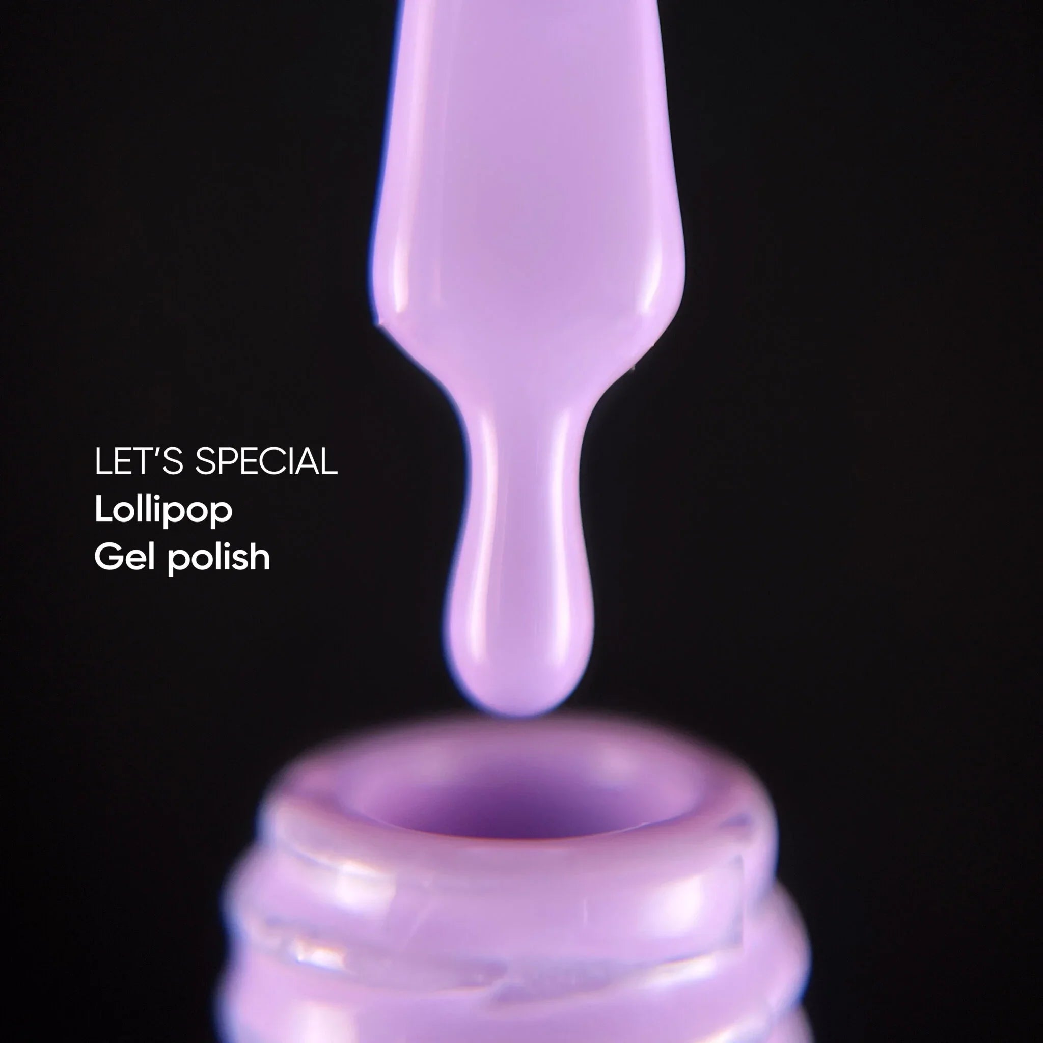NAILSOFTHEDAY Let's Special Lollipop: esmalte semipermanente de uñas pastel violeta que cubre una capa, 10 ml