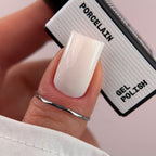 BIBLIOTEKA Esmalte semipermanente Nº 53 Porcelain — beige frío, 10 ml