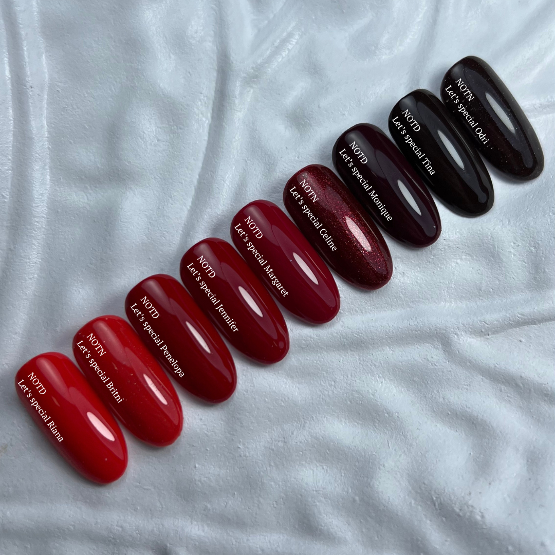 NAILSOFTHEDAY Let's especial Margaret - esmalte semipermanente de uñas  magenta oscuro que cubre una capa, 10 ml