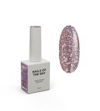 NAILSOFTHENIGHT Reflective base 10  — base reflectante de camuflaje con brillo, 10 ml