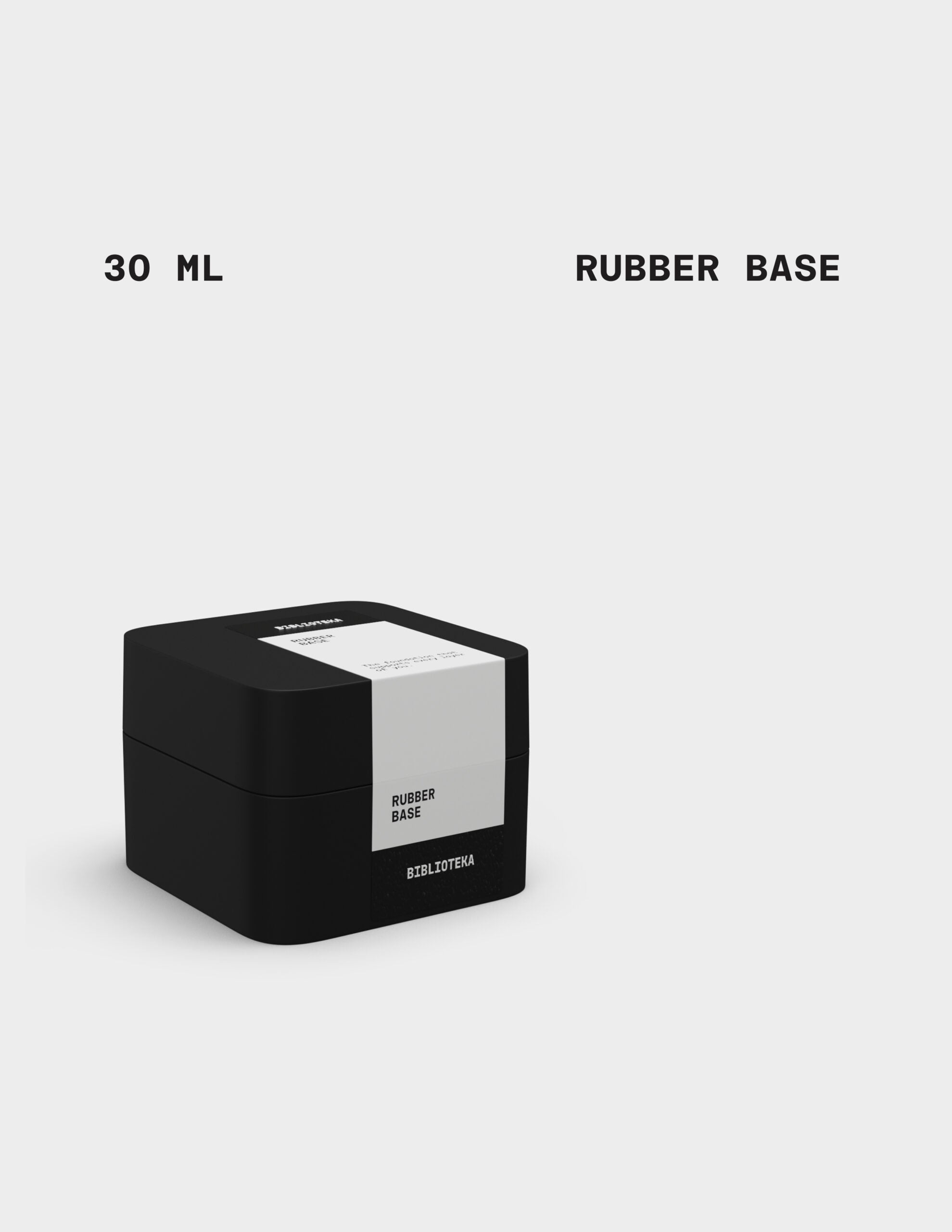 BIBLIOTEKA Rubber Base, 30 ml