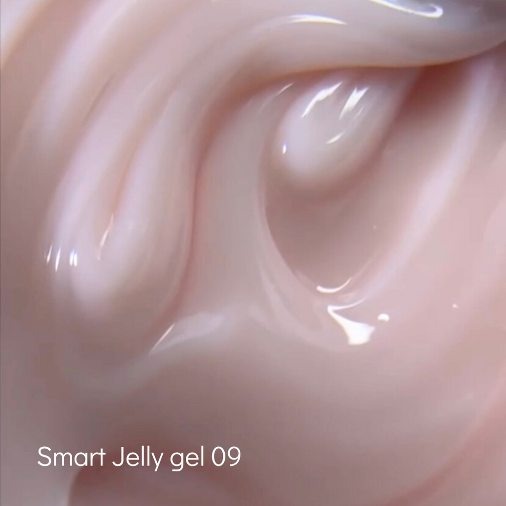 NAILSOFTHEDAY Smart Jelly gel 09 — gel de construcción para uñas color beige leche, 15 g